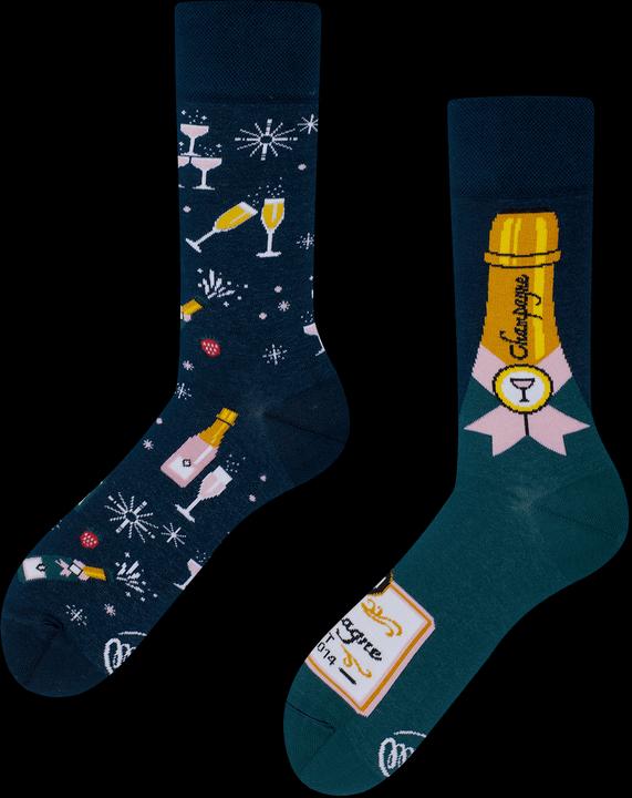 Many Mornings Champagne Shower Socks