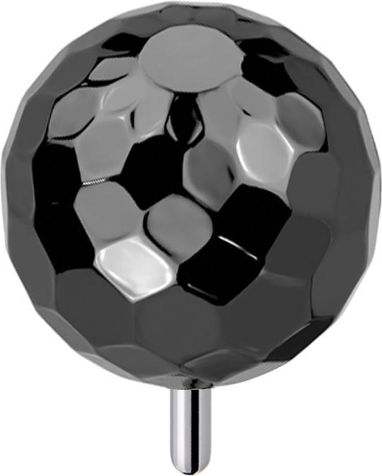 Produktbild Star Piercing Threadless Discokugel schwarz (ohne Messing, Titan G23)