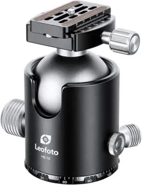 Leofoto HB-70 Ball Head w/ QP-70N Quick Release Plate (Kugelkopf)