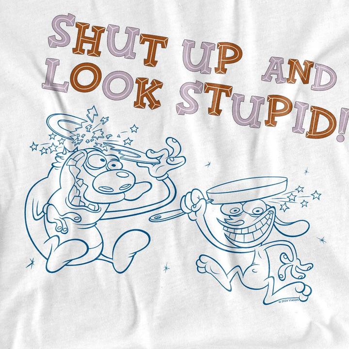 Produktbild Ren & Stimpy Shut Up And Look Stupid! TShirt (S)