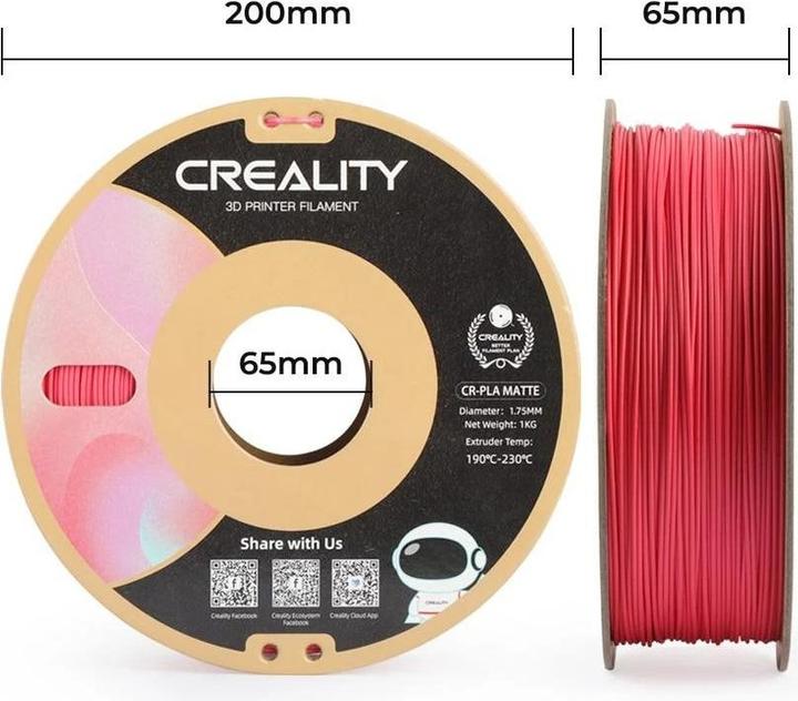 Produktbild Creality Erdbeerrot (PLA, 1.75 mm, 1000 g, Rot)