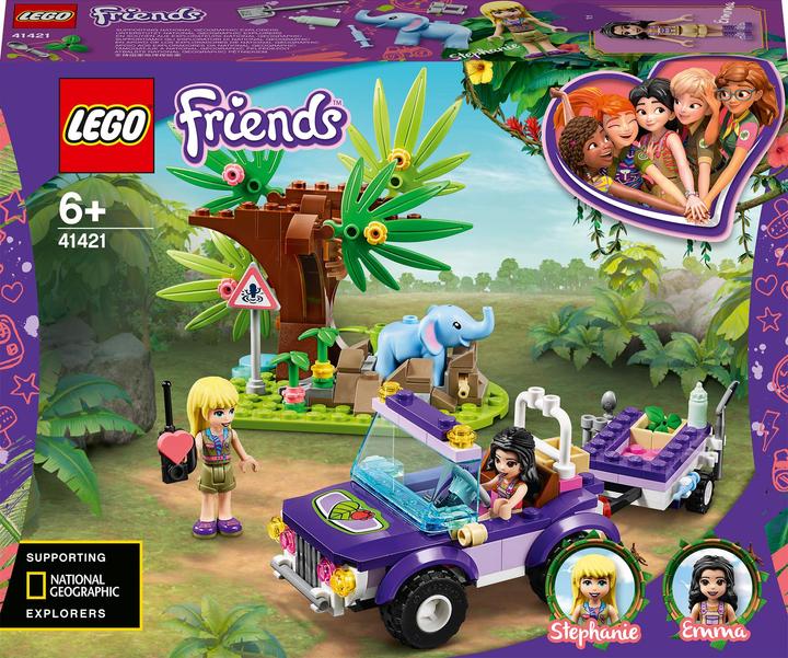 Image du produit LEGO Sauvetage du bébé éléphant avec le transporteur (41421, LEGO Friends)