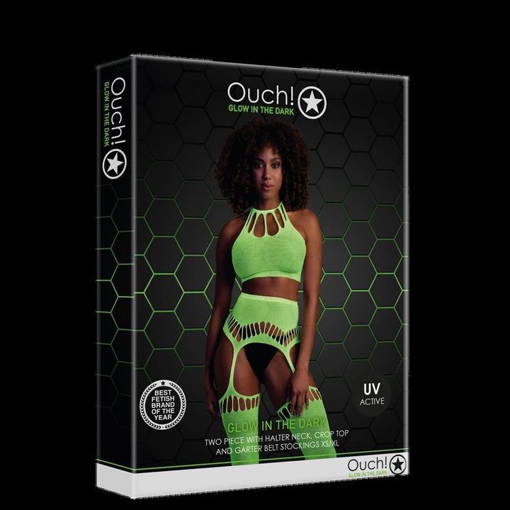 Produktbild Ouch! Two Piece with Crop Top and Stockings (One Size)