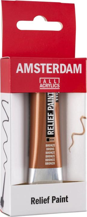 Actual product image Amsterdam Acrylic paint Reliefpaint 811 (Bronze, 20 ml)