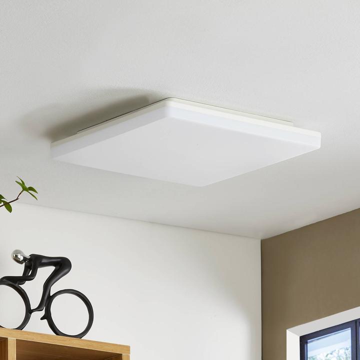 Image du produit Prios Plafonnier LED Artin, carré, 33 cm (3000 lm)