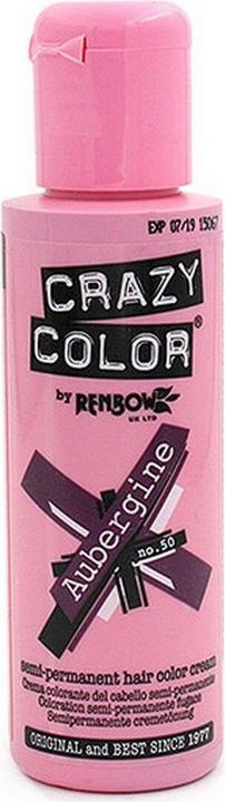 Immagine prodotto Crazy Color Crazy Colour Crema Colorante Semipermanente per Capelli 100ml Melanzana (50)