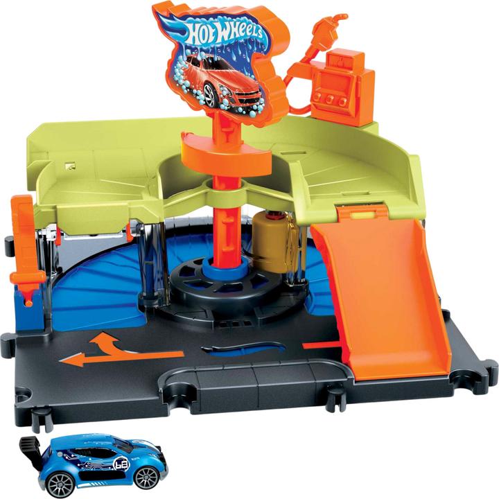 Produktbild Hot Wheels Downtown Car Wash Speed Clean