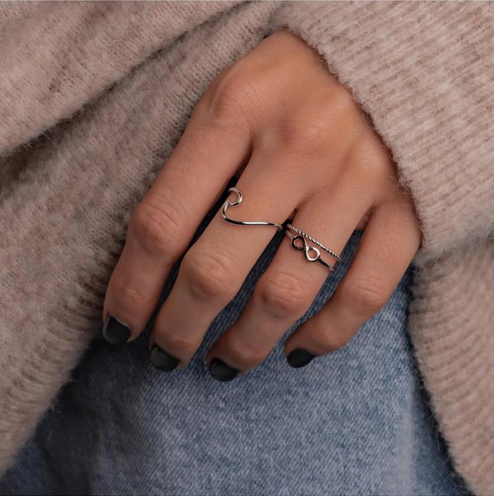 Immagine prodotto Glanzstücke München Donna Infinity Argento Argento - 6074 (50, 925 Argento)