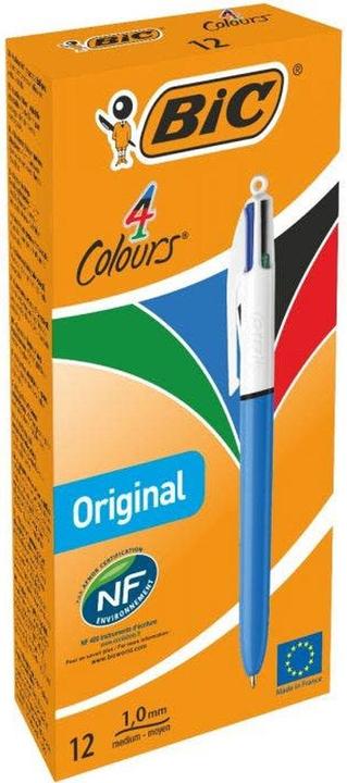 Image du produit Bic Kugelschreiber 4 Colours Original 0.32 mm 12 Stück (Multicolore, 12 x)