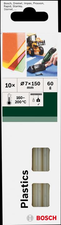 Bosch Professional Zubehör Kunststoff Klebesticks 10 Stck.