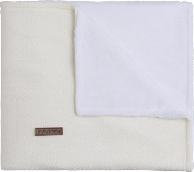 Produktbild Baby's only Babys only Babydecke teddyfutter Classic, Wollweiss (70 x 95 cm)
