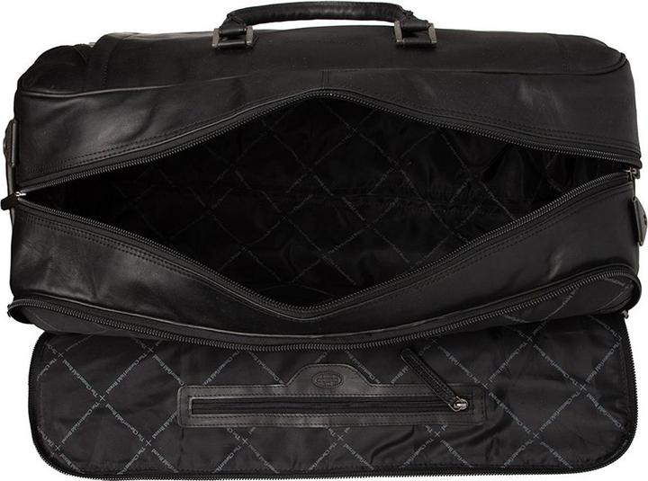 Actual product image The Vegan Cow Chesterfield Brand Leren Trolley Reistas Zwart Jayven (42 l)