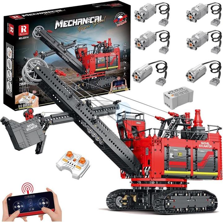 Produktbild ReoBrix 22014 - Frontschaufel- Seilbagger (RC) (3170 Teile)