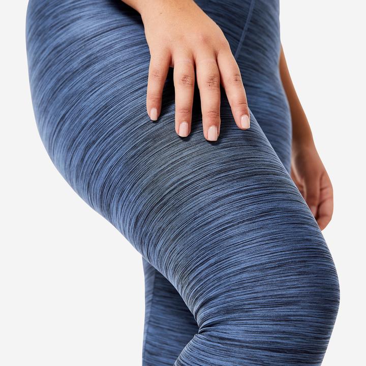 Image du produit Domyos Leggings femme - FTI 100 bleu chiné (M)
