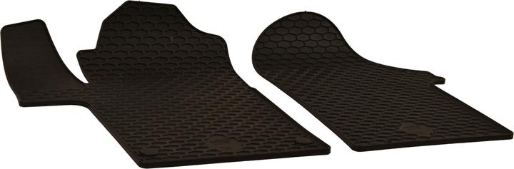 Actual product image Walser Rubber mats for Mercedes Vito/Viano (V447) BJ 2014 today, 2-piece (2 front mats + 2 rear mats)