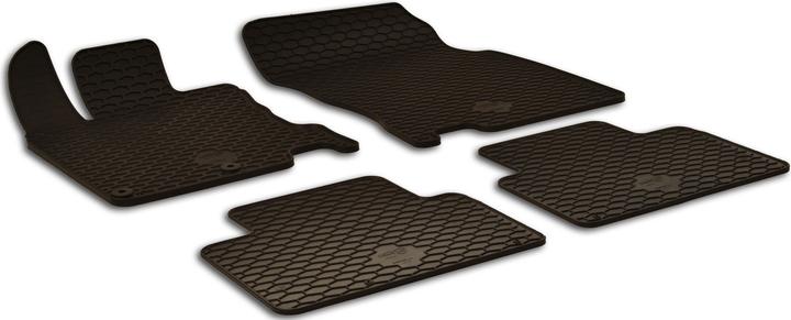 Actual product image Walser Rubber mats for Nissan Qashqai BJ 2014 today (2 front mats + 2 rear mats)