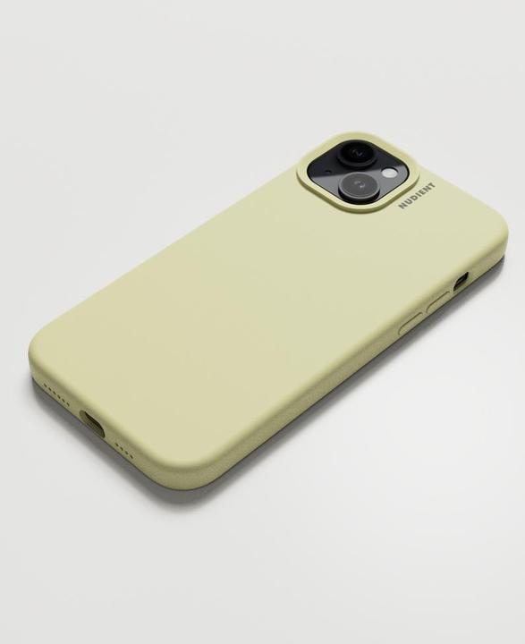 Produktbild Nudient Back Cover Base Case iPhone 15 Plus Pale Yellow (Apple iPhone 15 Plus)
