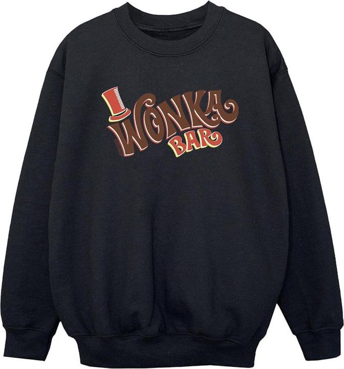Actual product image Willy Wonka & the Chocolate Factory Boys Bar Logo Sweatshirt (128)