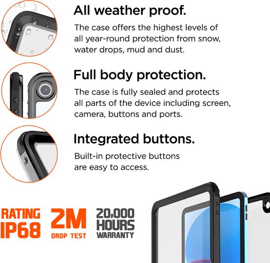 Immagine prodotto Eiger Peak 3000 Case (iPad 2025 (11a generazione), iPad 10.9 (2022))