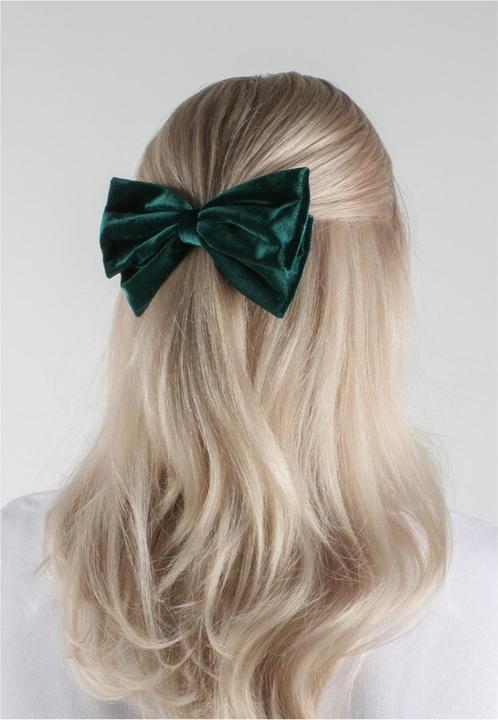 Immagine prodotto Trisa Capelli - Fermaglio in velluto con fiocco verde