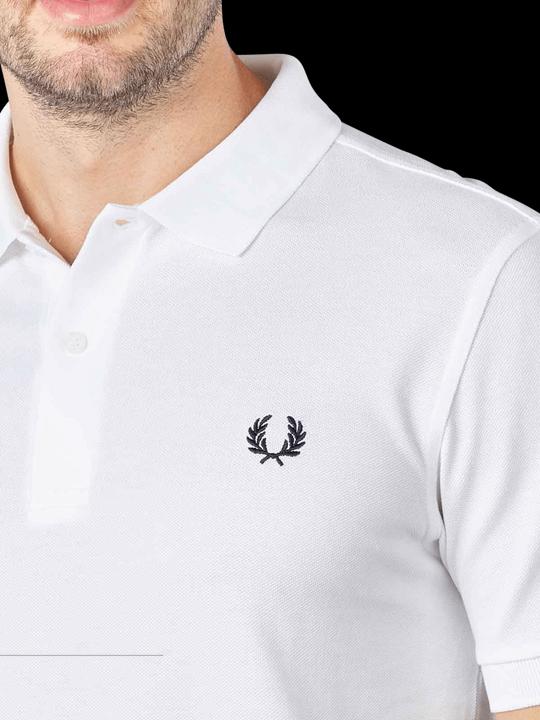 Immagine prodotto Fred Perry Polo a tinta unita bianca (XXL)