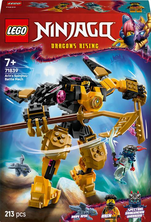 Produktbild LEGO Arins Spinjitzumech (71839, LEGO Ninjago)