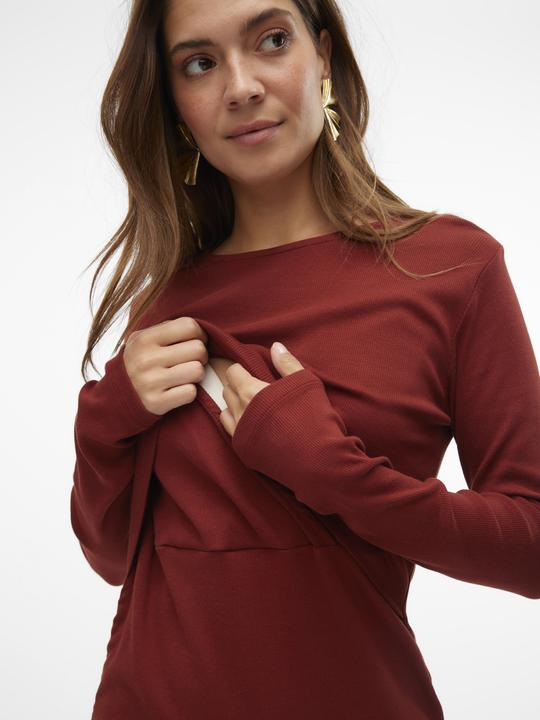 Actual product image Mamalicious Mlemily June Ls Jrs Midi Dress 2f Noos (XL)