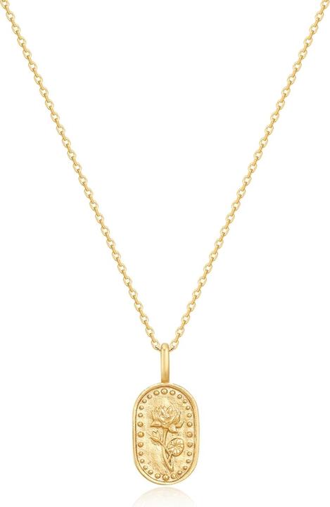 Produktbild Glanzstücke München Damen Halskette Geburtsblume Juli Lotus - 37210 (Sterling Silber, 40 - 45 cm)