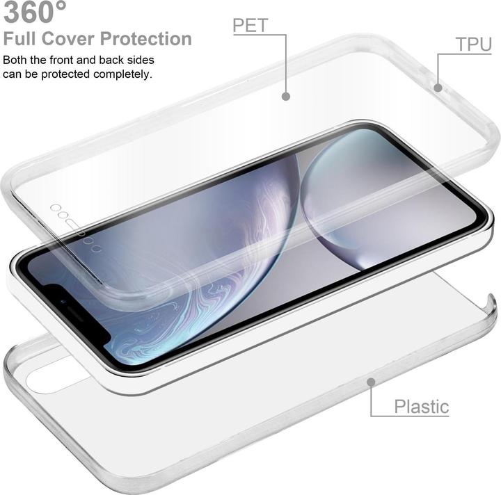 Produktbild Cadorabo TPU 360 Grad Case Cover (Apple iPhone XR)
