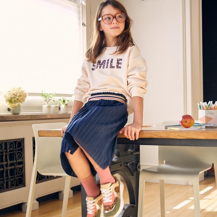 Produktbild La Redoute Collections Sneakers mit Schnürung und Leo-Print (32)