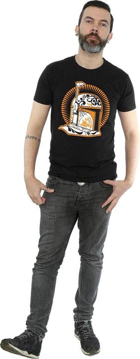 Actual product image Star Wars Mens Boba Fett Dia De Los Muertos T-Shirt (S)