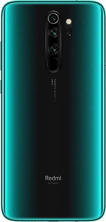 Actual product image Xiaomi Redmi Note 8 Pro (64 GB, Forest Green, 6.53", Hybrid Dual SIM, 64 Mpx, 4G)