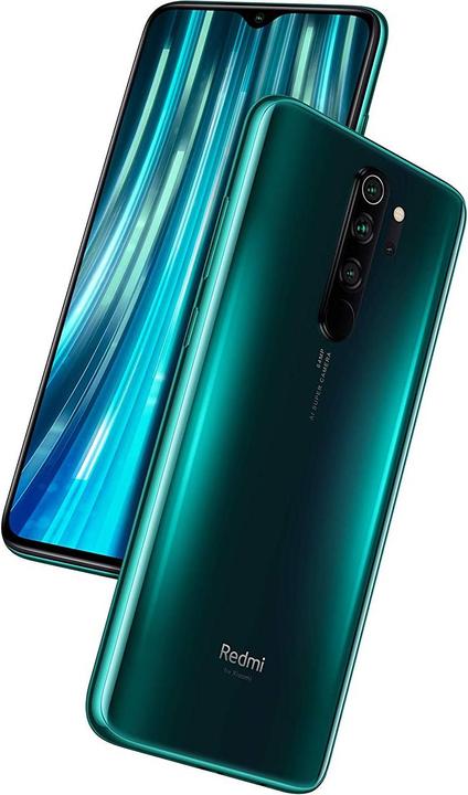 Actual product image Xiaomi Redmi Note 8 Pro (64 GB, Forest Green, 6.53", Hybrid Dual SIM, 64 Mpx, 4G)
