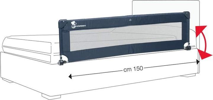 Immagine prodotto Foppapedretti Rete da letto Hopla, blu (110 cm)