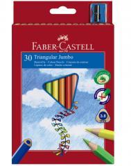 Immagine prodotto Faber-Castell Pastelli triangolari Jumbo, confezione da 30 pezzi (Ordinati, 30 x)