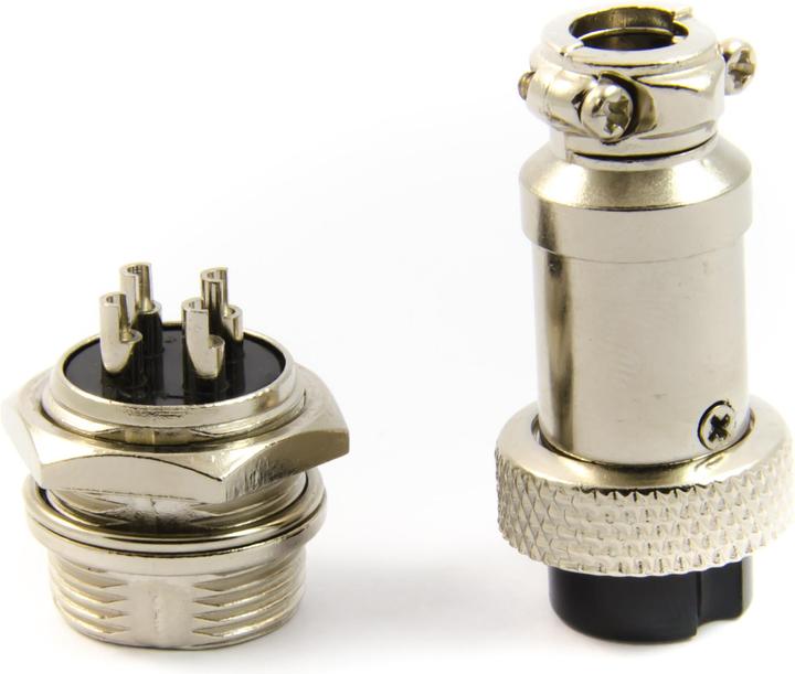 Actual product image Purecrea GX16-4P plug with flush-type plug 16mm
