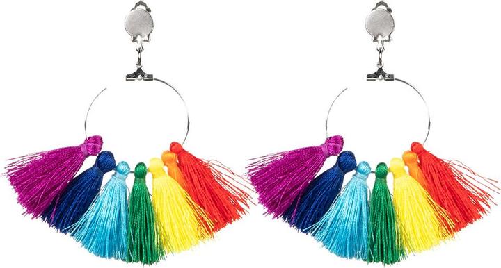 Immagine prodotto Magni Fermagli per orecchie con nappe Arcobaleno (Taglia unica)
