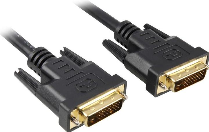 Produktbild PremiumCord DVI-D (M)/DVI-D (M), DVI cable Black (2 m, DVI)