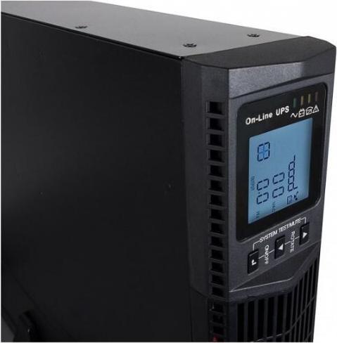 Produktbild GreenCell RTII 1000VA 900W für Serverschrank Black - Online USV (1000 VA, 900 W, Online-Doppelwandler USV)