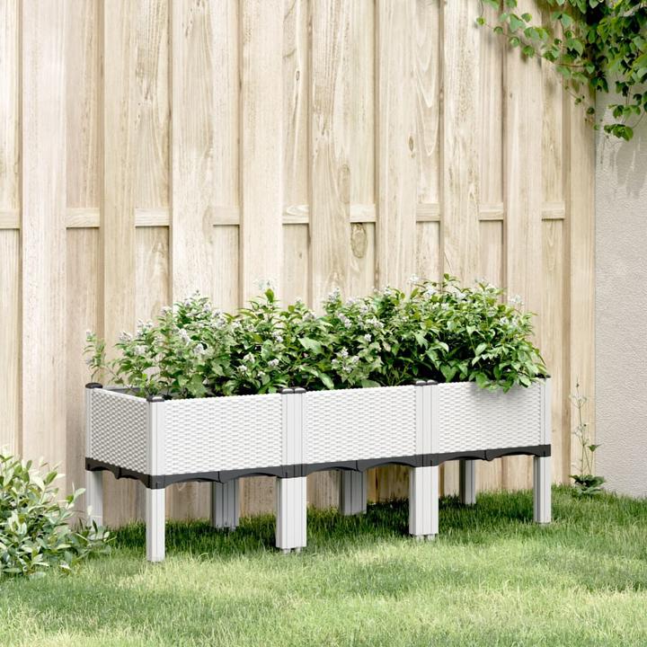 Actual product image VidaXL Planter box with legs PP