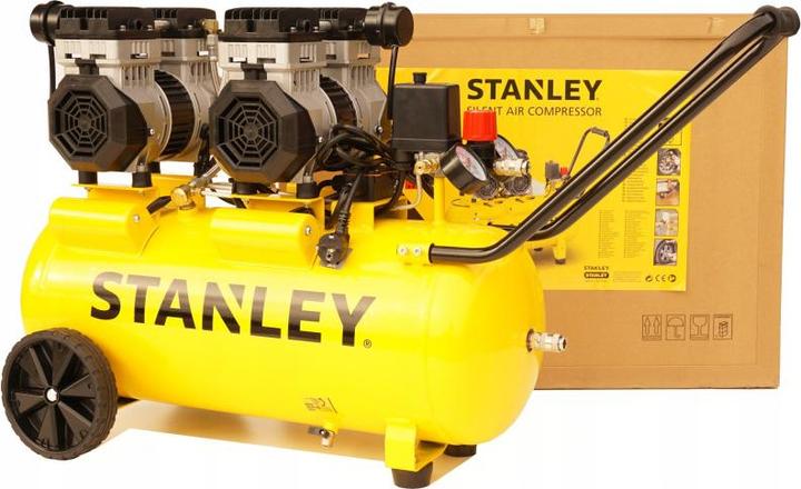 Produktbild Stanley SPRĘŻARKA BEZOLEJOWA WYCISZONA 50L/2,6KM/8BR (50 l)