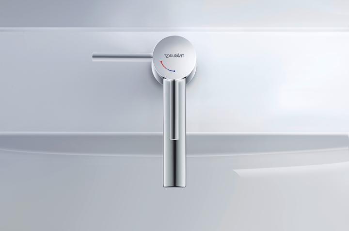 Produktbild Duravit Circle Einhebel-Waschtischmischer M FreshStart, ohne Ablaufgarnitur, Ausladung 117 mm, Chrom
