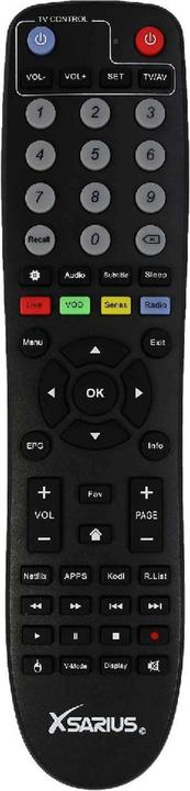 Produktbild K.A.B. XSARIUS Q1 OTT 4K UHD IPTV Android 7.1 Player H.265 HEVC MyTV Wlan