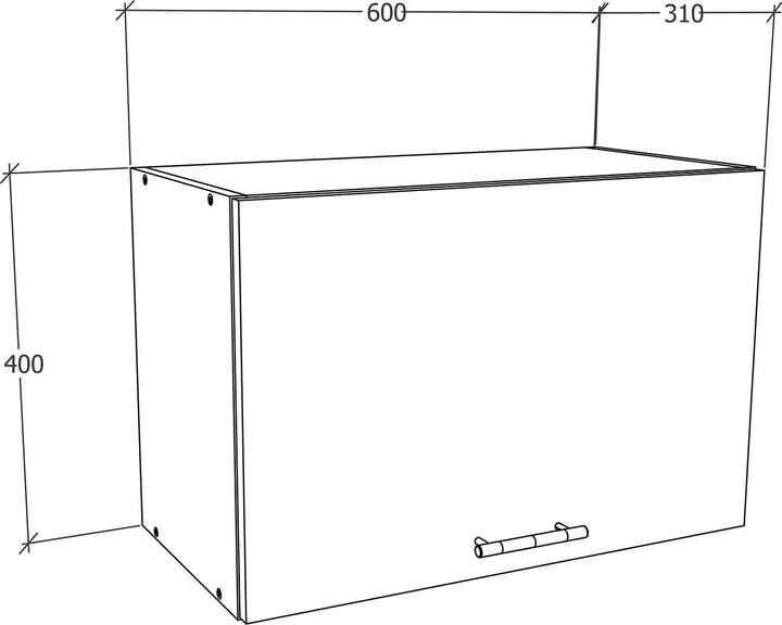 Immagine prodotto VCM Armadio a muro (60 x 40 x 31 cm)
