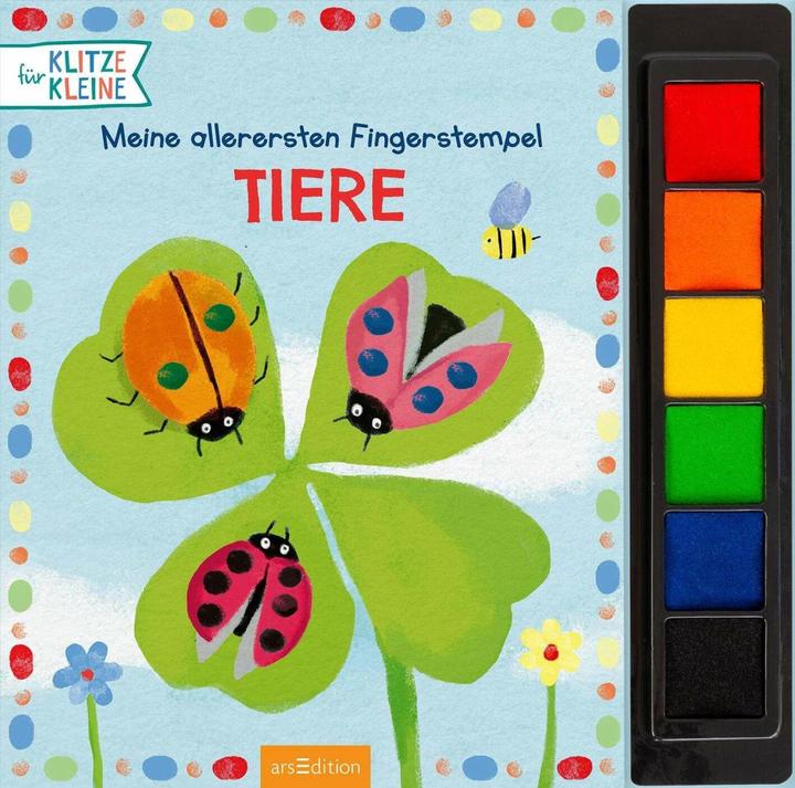 Produktbild Für Klitzekleine: Meine allerersten Fingerstempel Tiere (Deutsch, Katja Mensing, 2024)
