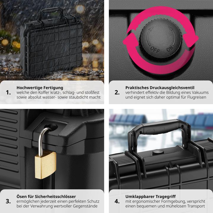 Image du produit tectake Coffret photo universel (Mallette photo, 8.90 l)
