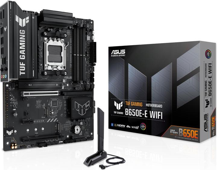 Produktbild ASUS MB TUF GAMING B650E-E WIFI (AM5, AMD B650E, ATX)