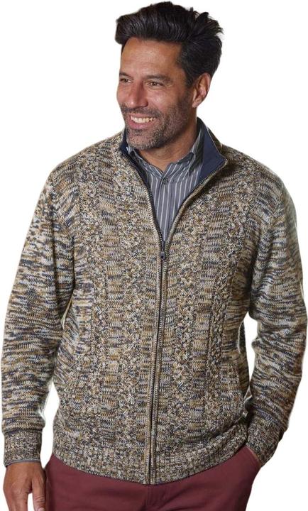 Actual product image Atlas For Men Mens Mottled Knitted Jacket (M)