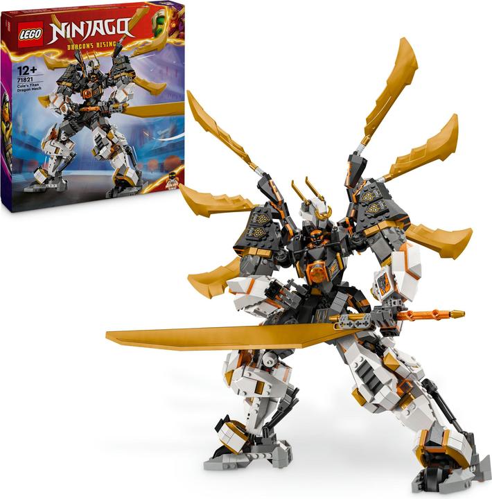 Immagine prodotto LEGO Il mech drago in titanio di Cole (71821, LEGO Ninjago)