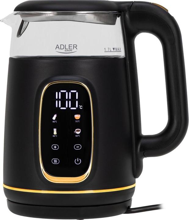 Image du produit Adler Czajnik elektryczny AD 1305 czarno-złoty